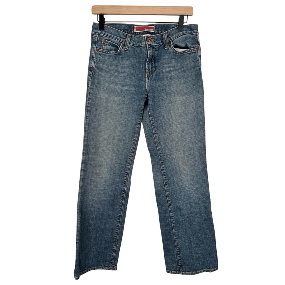GAP‎ Women’s Blue Denim Ankle Boyfriend Jeans Size 4 Cotton Blend